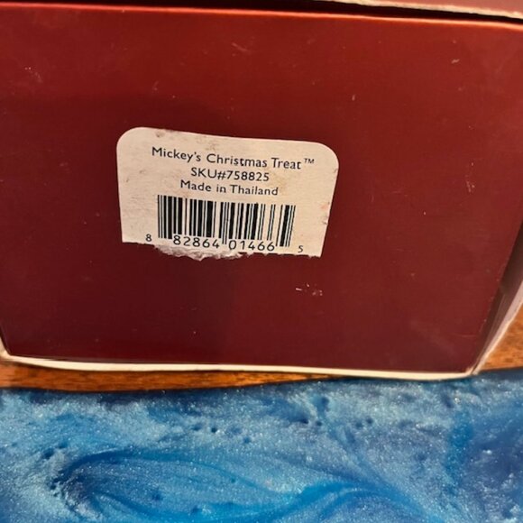 2007 Lenox Disney Mickey’s Christmas Treat Cookies Cocoa Ornament with Box - Picture 4 of 4